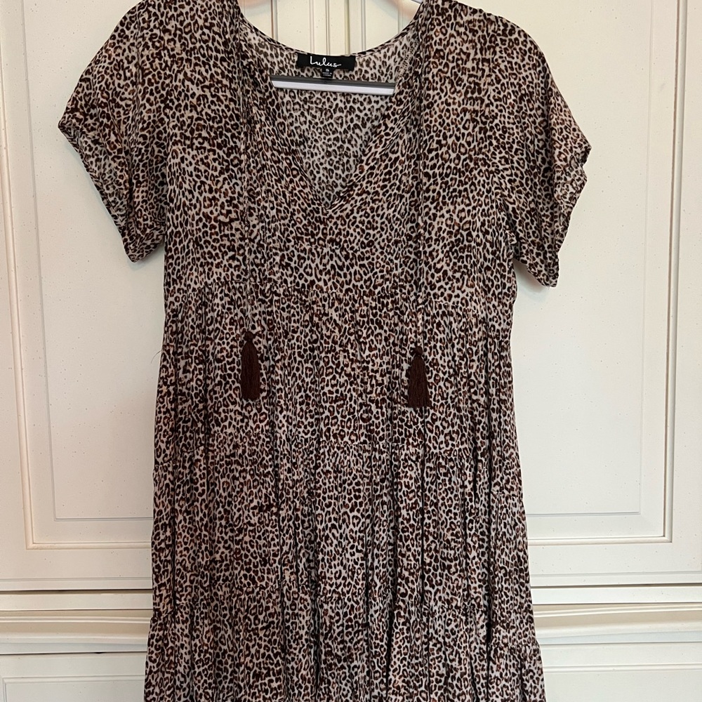 Cheetah Print Dress